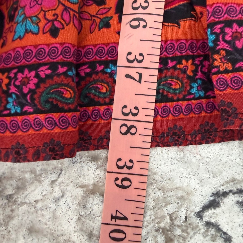 Beach Lunch Lounge Women's Dress Cover-Up Long Sleeve Boho Beachy Floral Size XL - Picture 11 of 13
